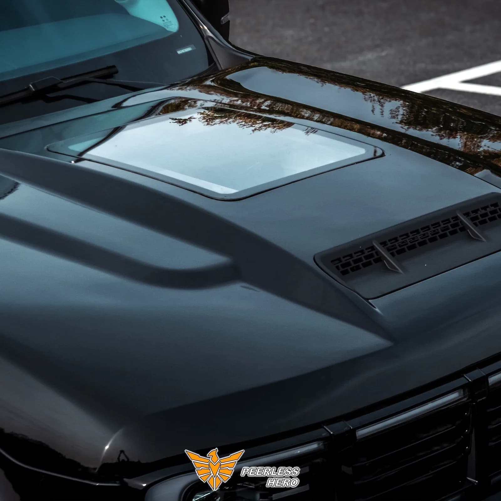 Modified hood detail, photo 1 of 1